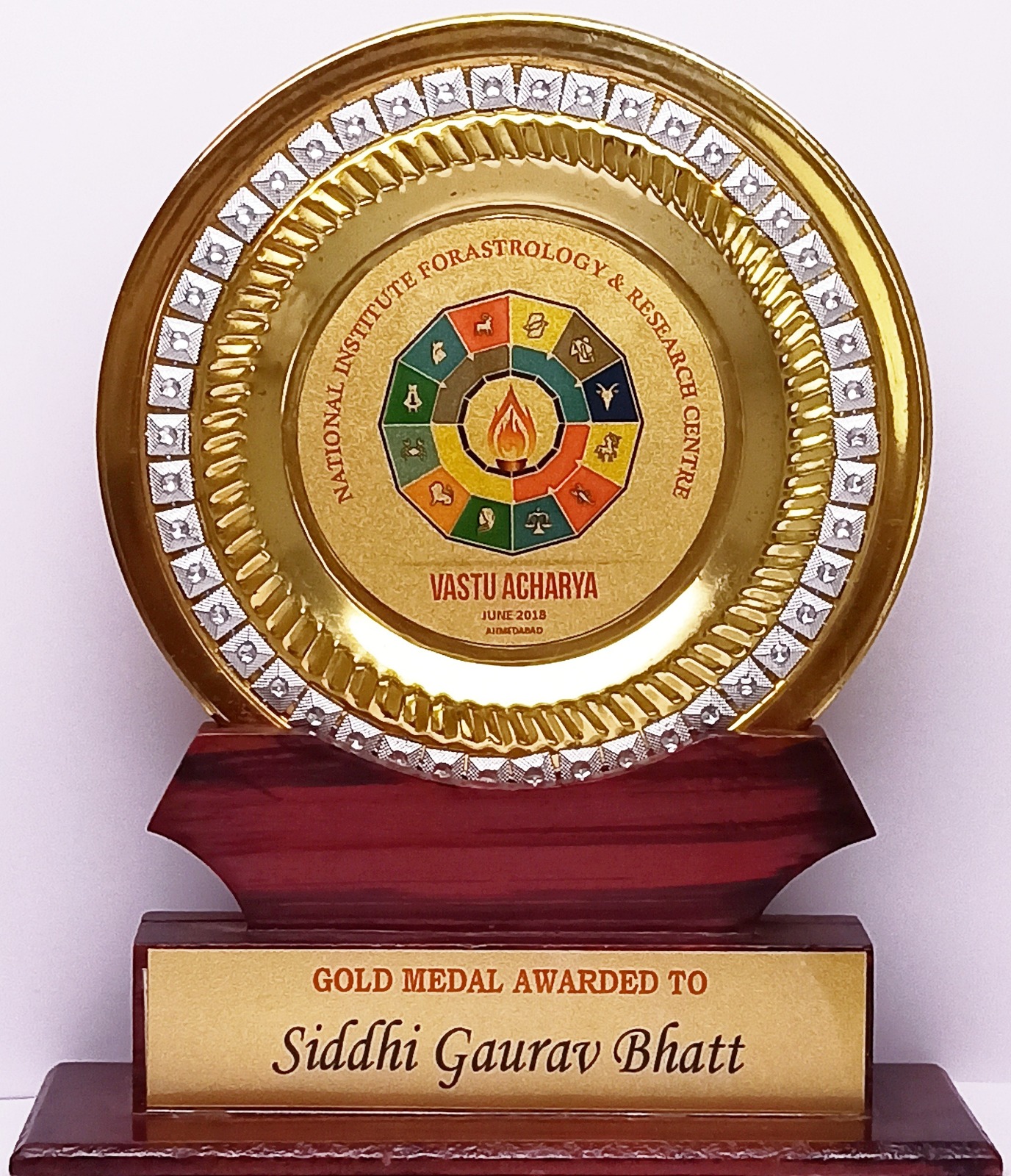 Jyotish Gaurav award for outstanding contribution in astrology