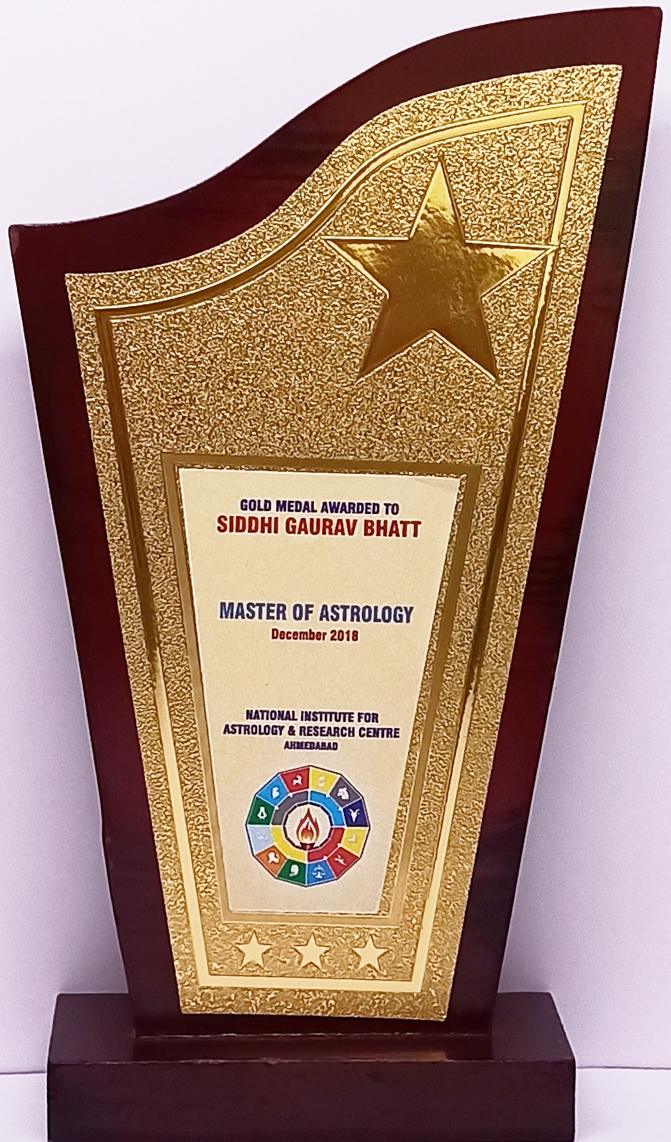 Jyotish Ratna gold medal
